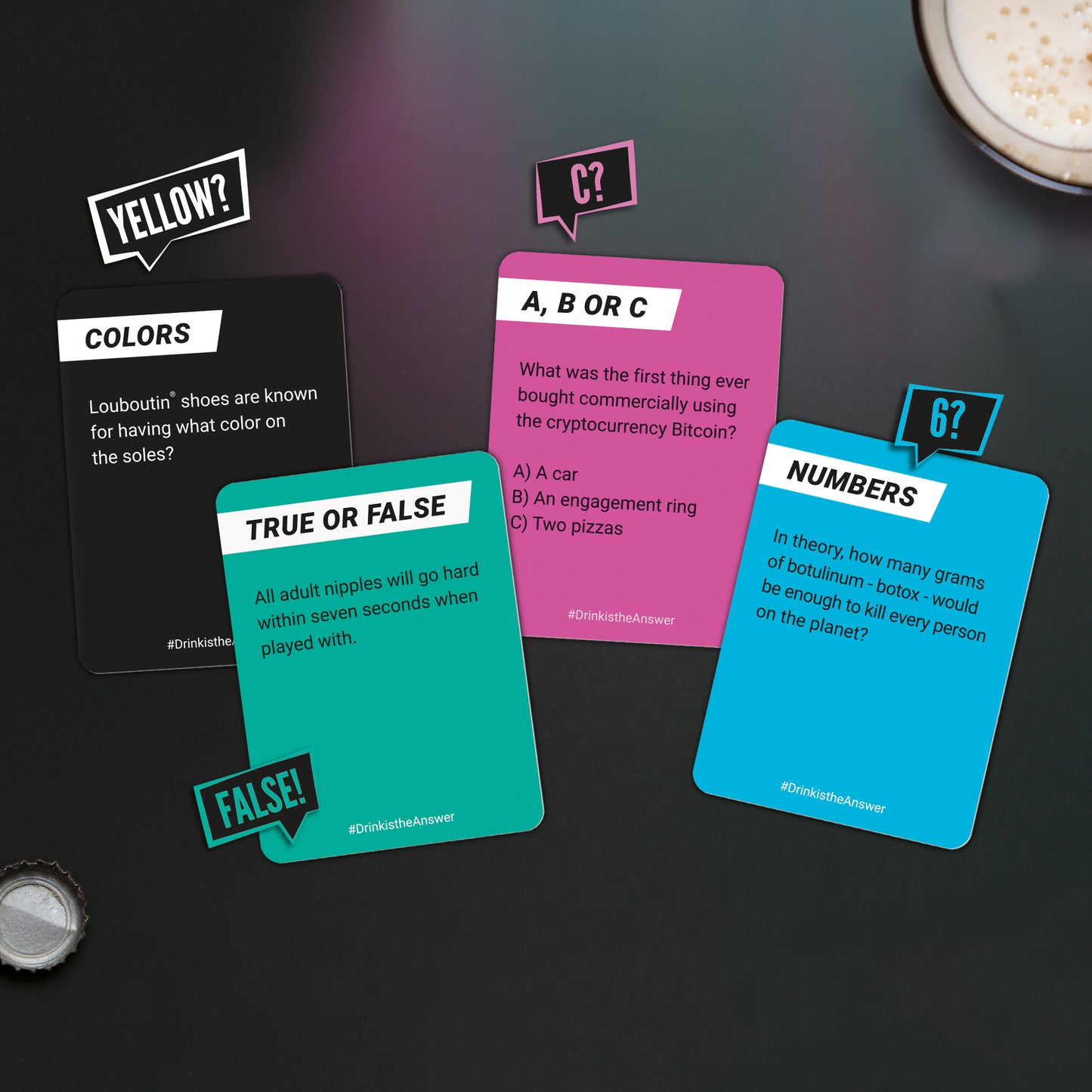 Adult Drinking Game – Drink Is The Answer
