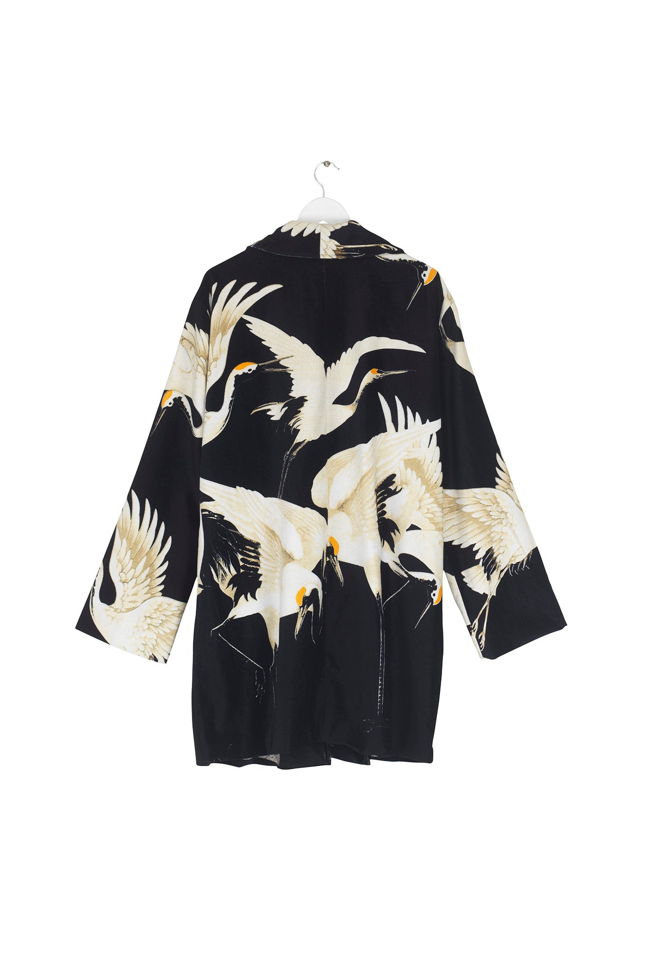 One Hundred Stars - Velvet Boyfriend Jacket - Stork Black