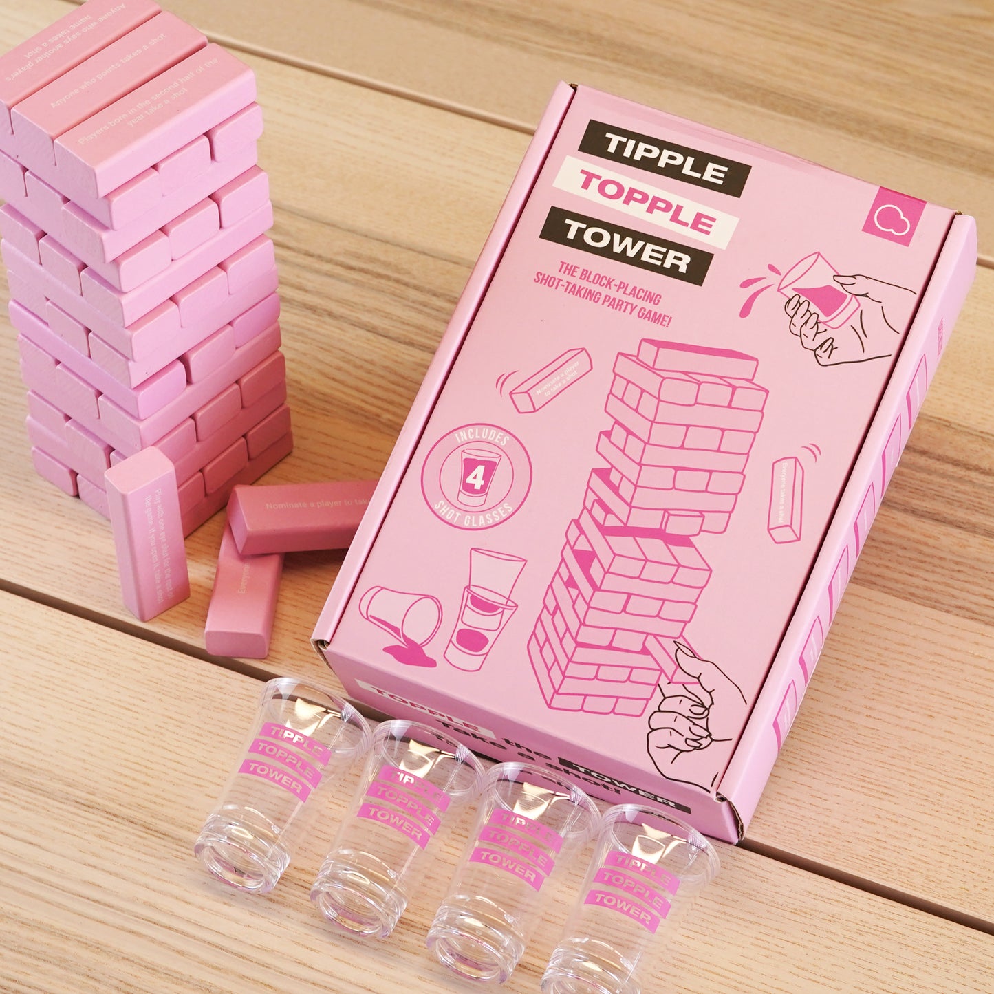 Adult Drinking Game – Tipple Topple Tower