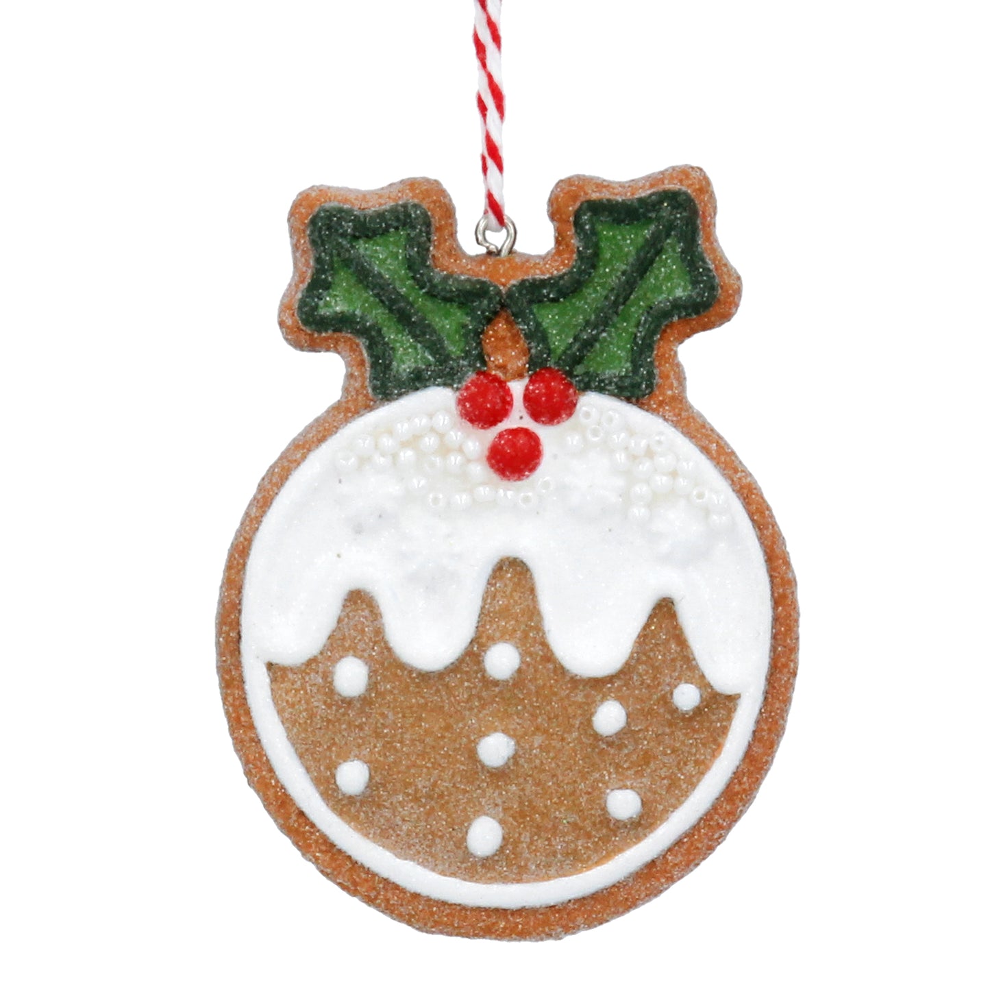 Christmas Tree Decoration - Gingerbread Christmas Pudding