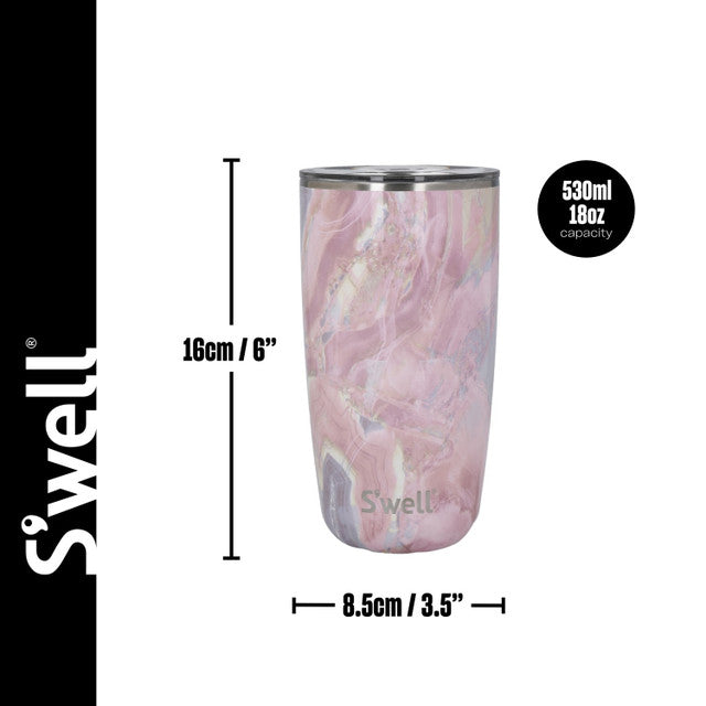 S’well Lidded Tumbler - Geode Rose