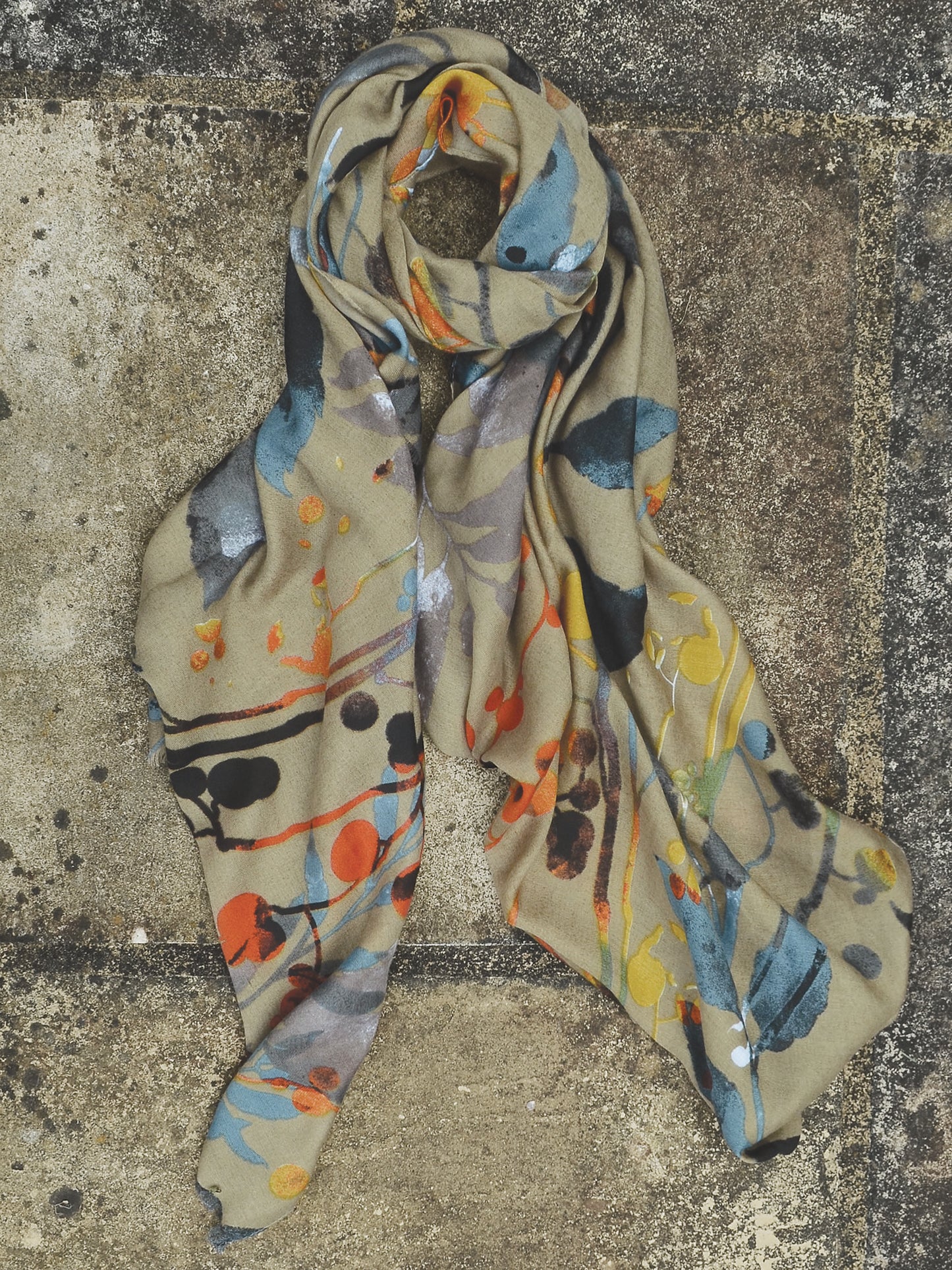 Scarf – Abstract Botanical Design