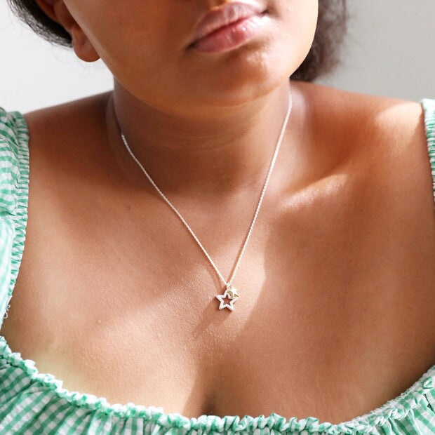 Double Star Necklace