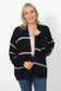 Wool Mix Cardigan – Navy Blue