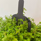 Decorative Pot Stem - Robin On A Fork