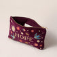 Embroidered Pouch - Hope Plum