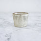 Tealight Holder - Antique Ribbed Silver Finish