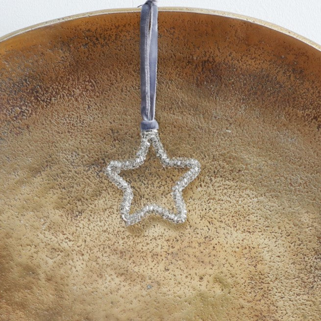 Hanging Decoration – Small Beaded Star