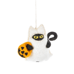 BOO! Cat - Halloween Hanging Decoration