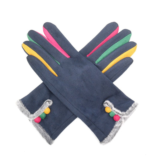 Gloves - Navy Blue