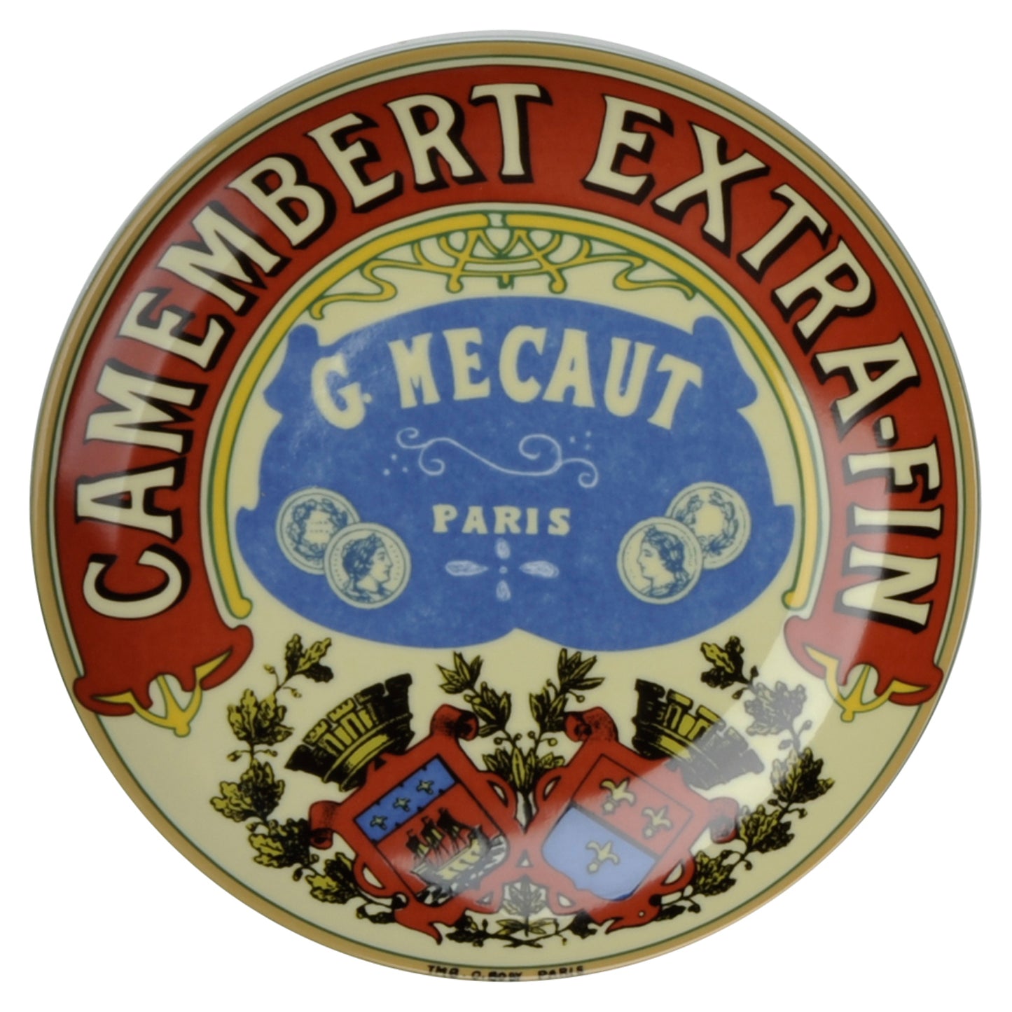 Classic Camembert Canapé Plates - Set of 4