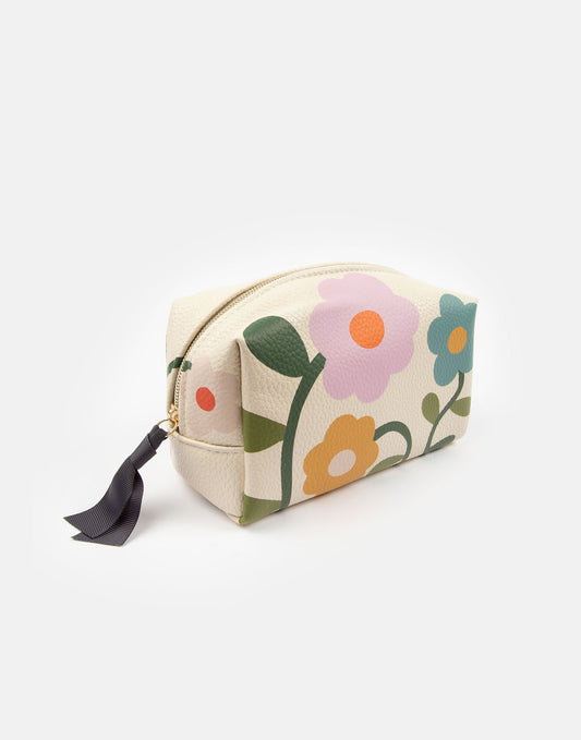Cube Cosmetic Bag - Flower Power