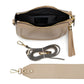 Elie Beaumont - Leather Saddle Bag - Latte