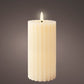 Flame Effect Pillar Candle - Large