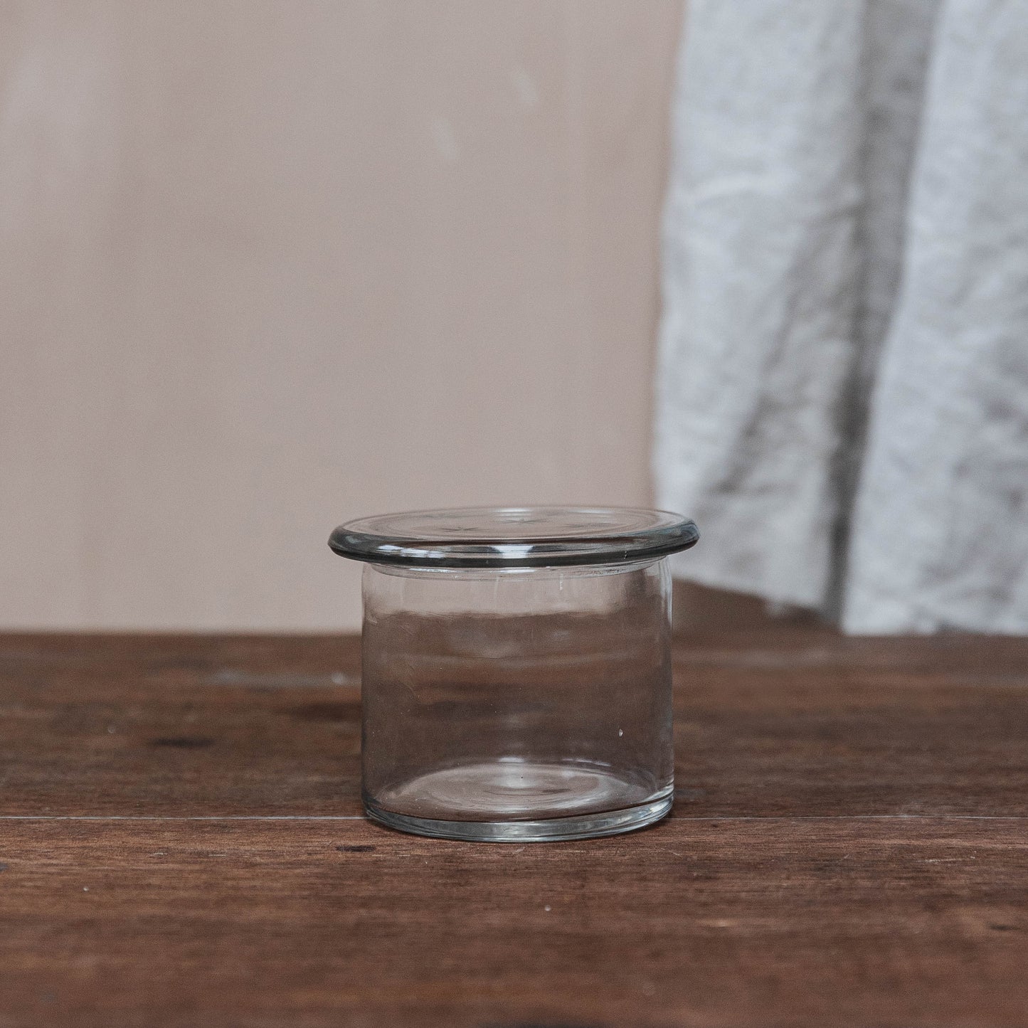 Glass Etched Storage Jar – Small