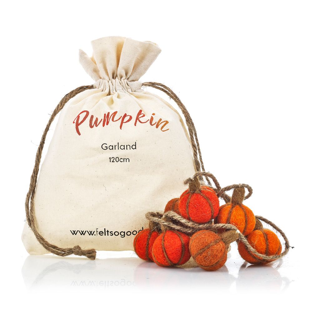Pumpkin Garland – Autumn/Halloween Decoration