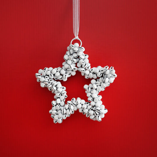 Hanging Christmas Star with Bells