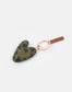 Heart Keyring - Khaki and Black Hearts