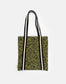 Hearts Book Bag – Khaki and Black