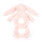 Jellycat Rattle - Bashful Bunny Grabber - Pink
