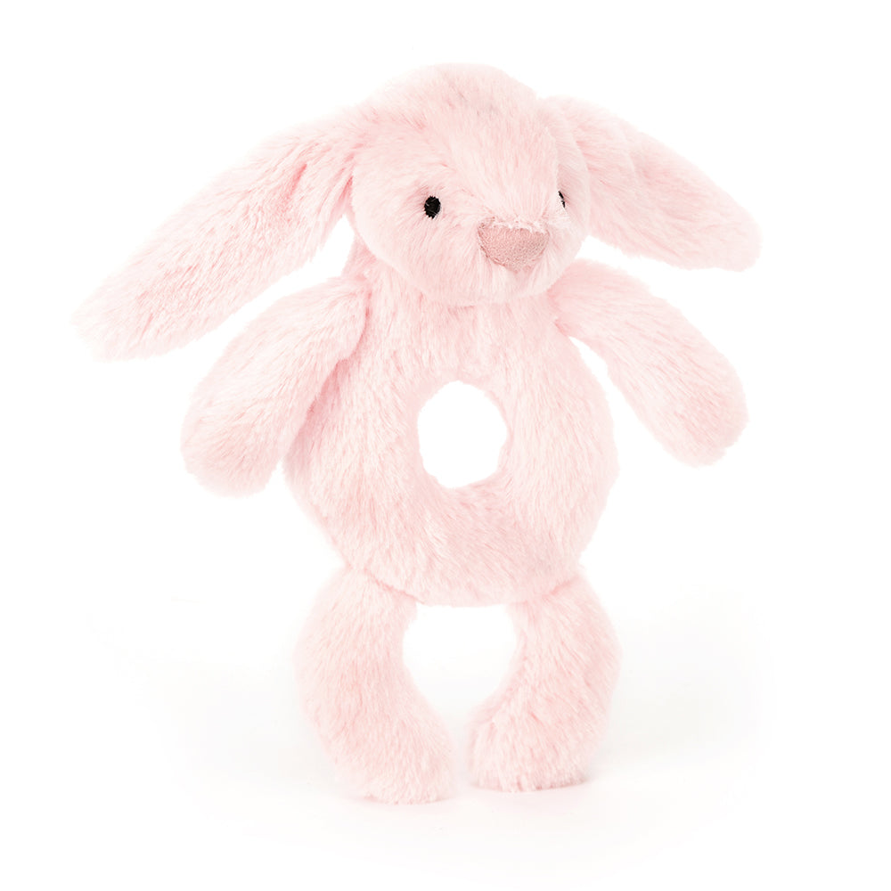 Jellycat Rattle - Bashful Bunny Grabber - Pink