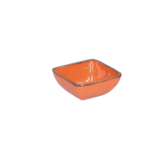Tiny Square Bowl - Orange