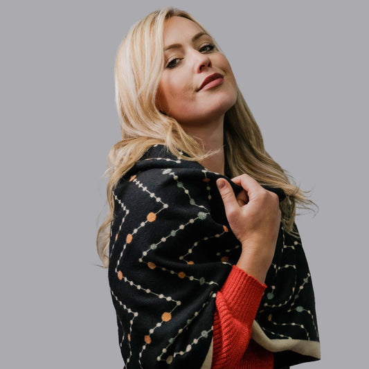 Reversible Wrap – Pulse Black/Beige