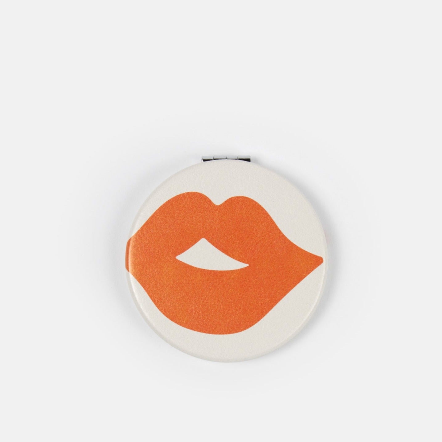 Round Pocket Mirror - Lips