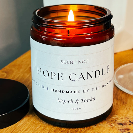 Small Artisan Candle - Myrrh and Tonka