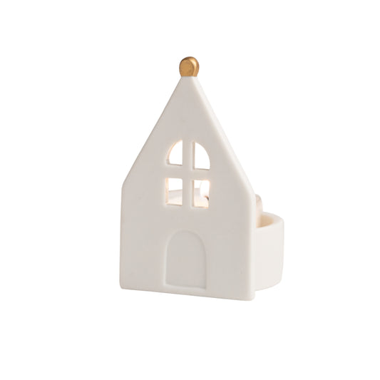 Tealight Holders – Set of 2 Small Houses