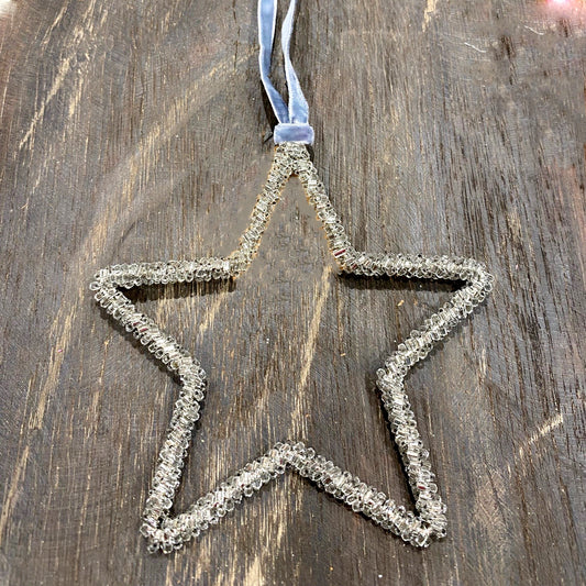 Hanging Decoration – Medium Beaded Star