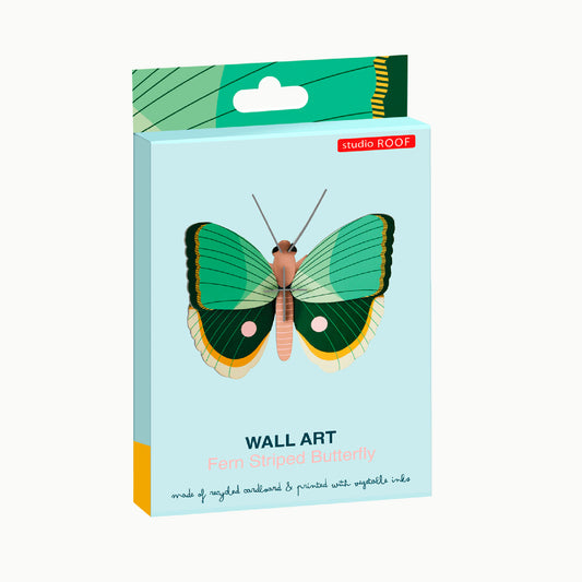Wall Art - Craft Your Own - Fern Striped Butterfly