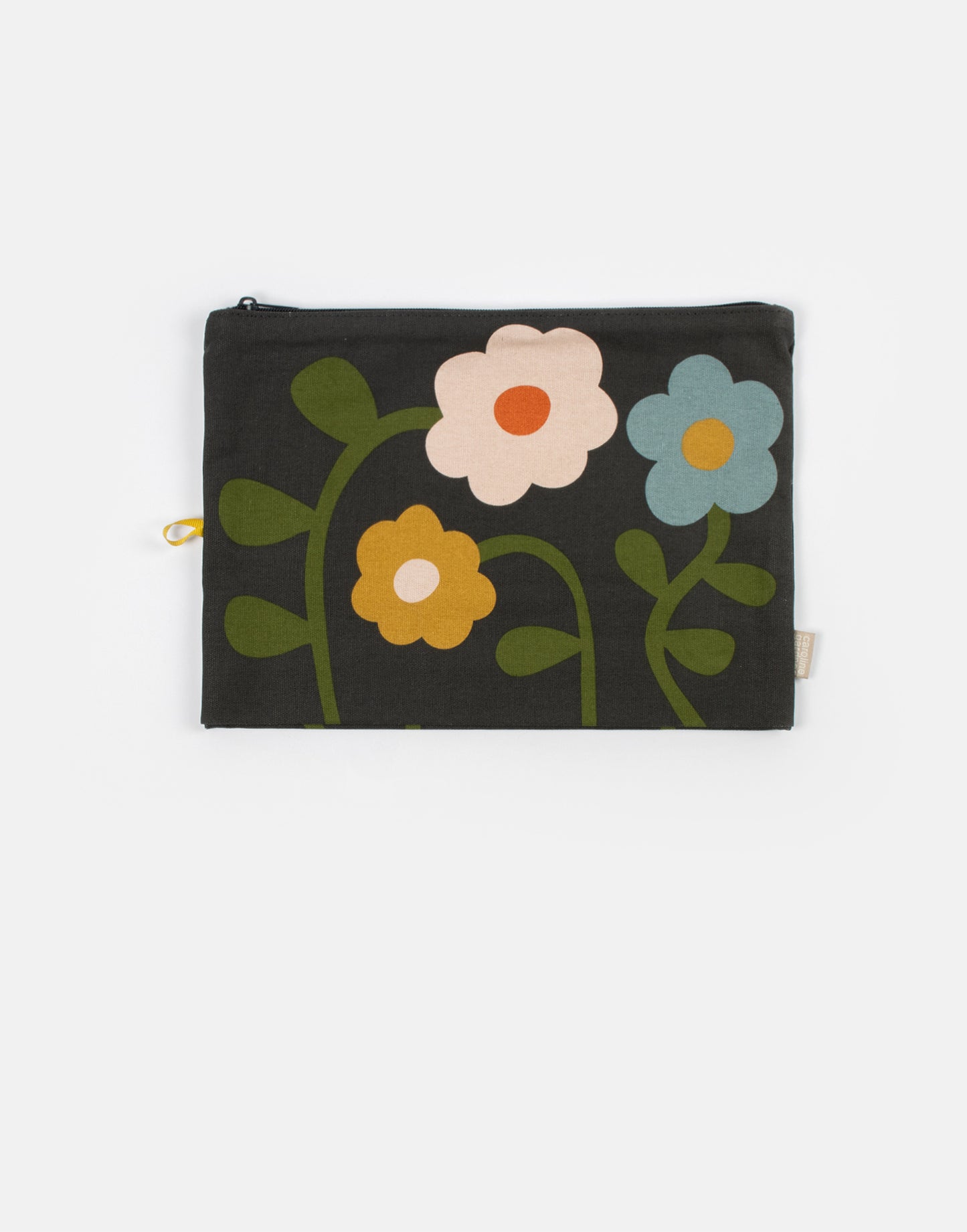 Travel Pouches Set – Flower Power and Mono Hearts