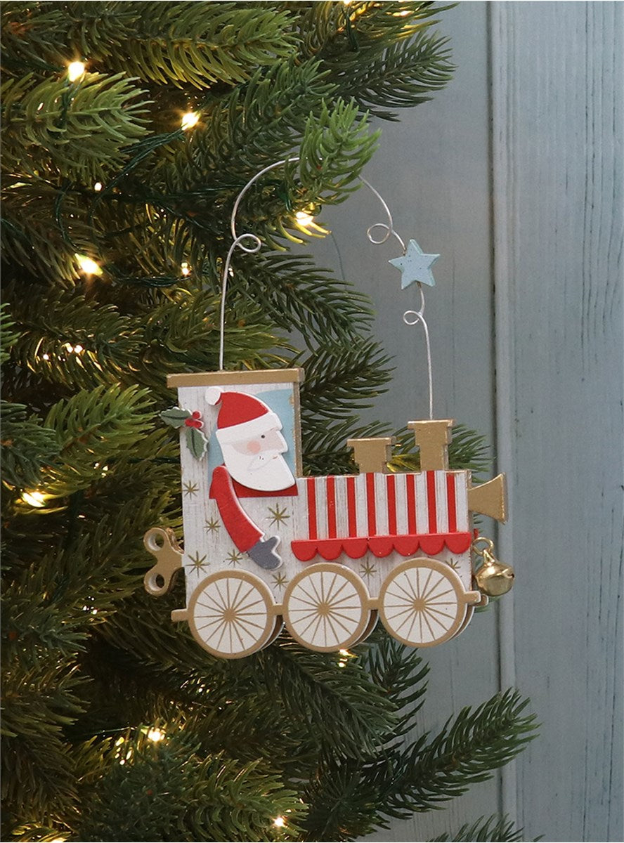 Wooden Toy Train – Christmas Tree Decoration