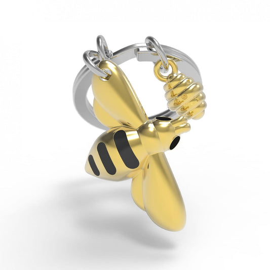 Keyring - Bee & Honey Pot