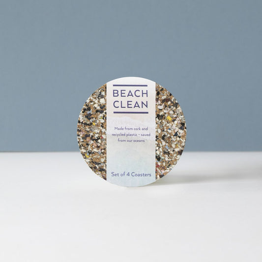 Round Coasters Set - Beach Clean
