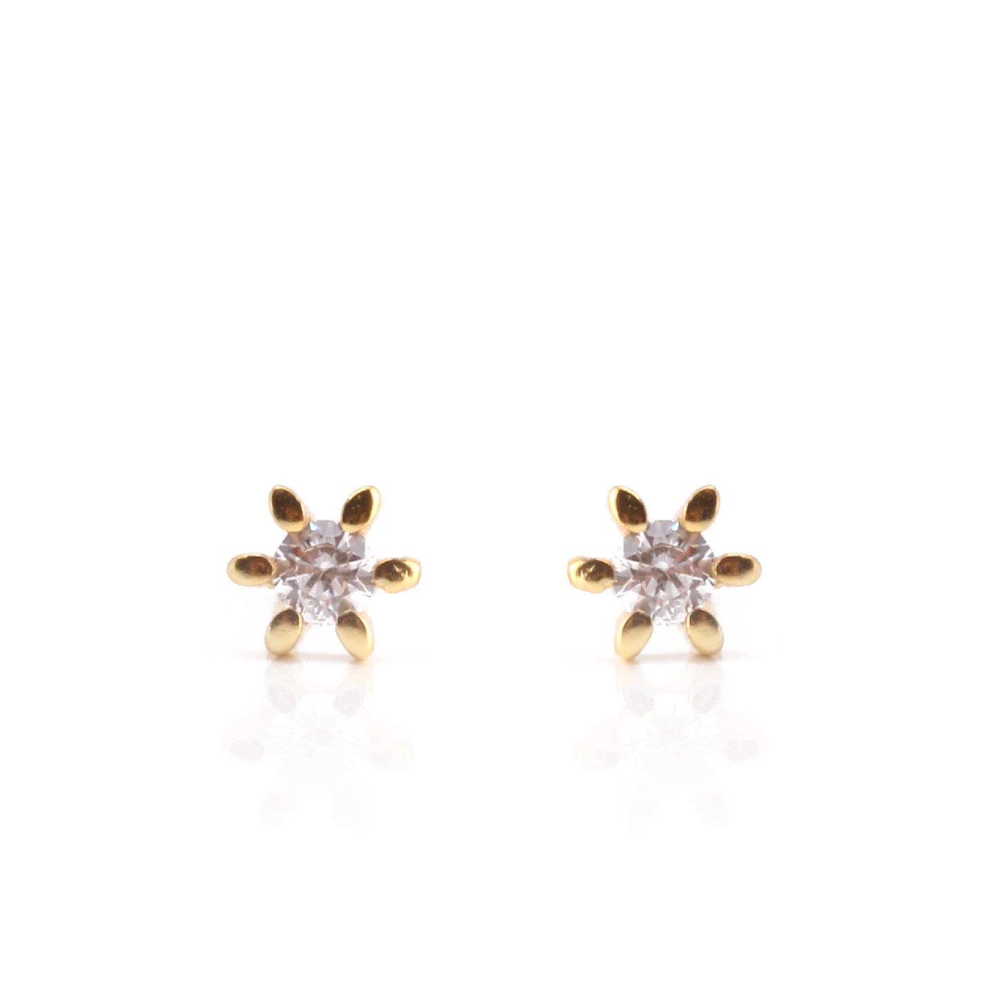 Earrings Clearcz 18K Gold Plated Studs