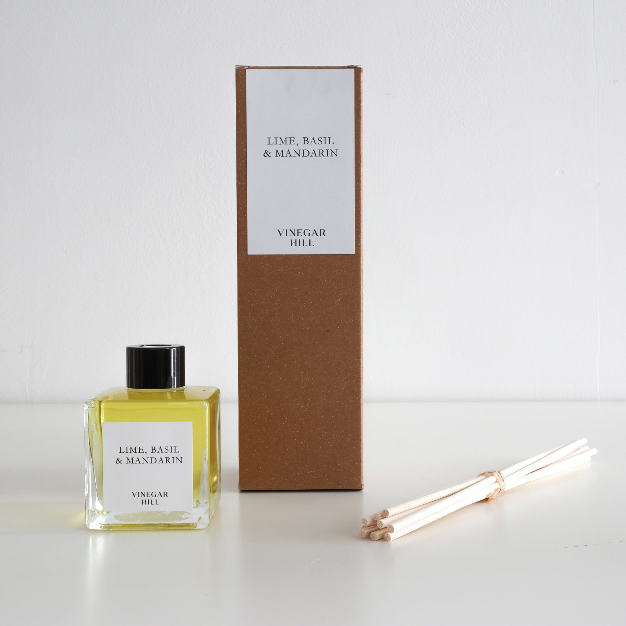 Lime Basil & Mandarin Reed Diffuser Handmade in UK Vinegar Hill