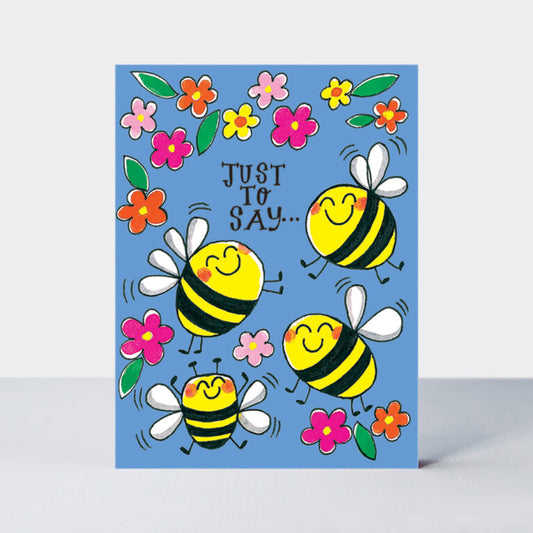 Pack Of 10 Notecards Just To Say Bees