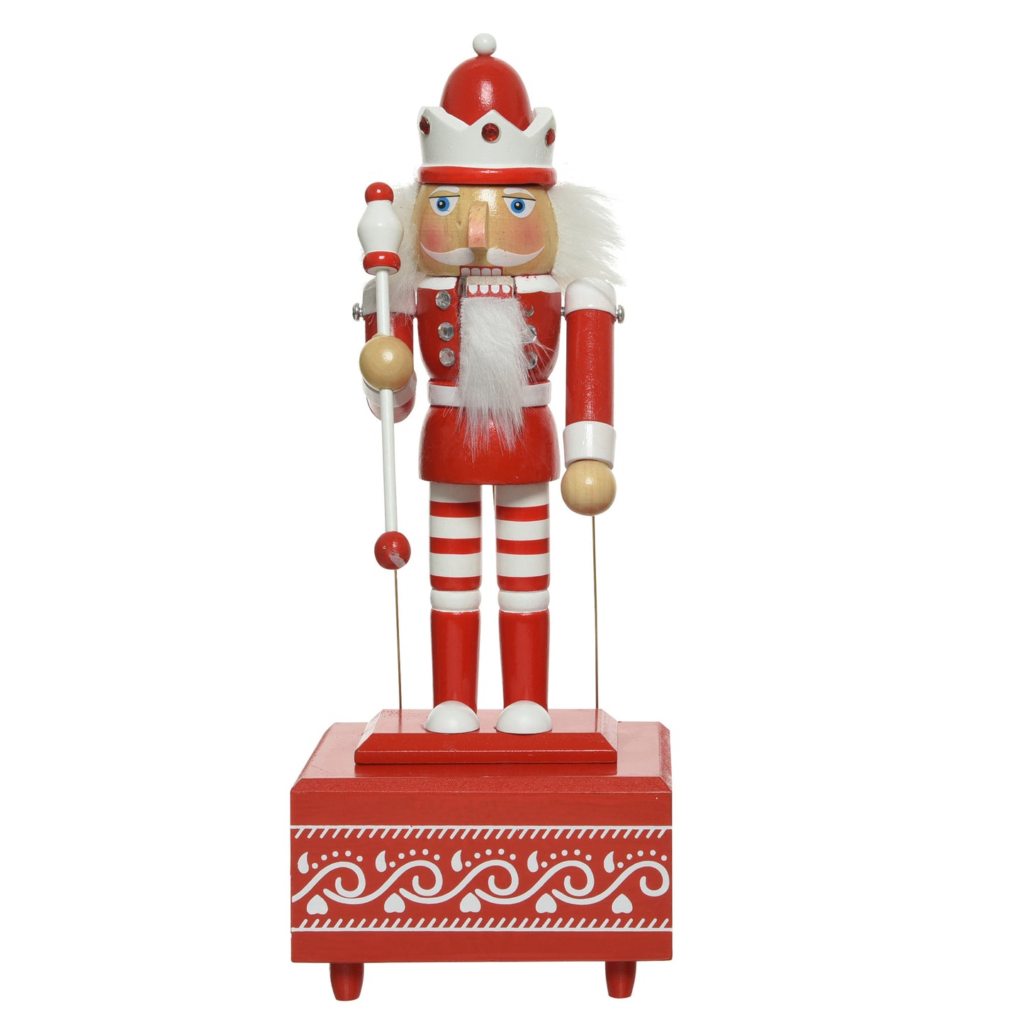 Nutcracker Music Box - Christmas Decoration - Red Coat
