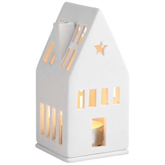 Porcelain Tealight Holder - Small Dream Star Light House