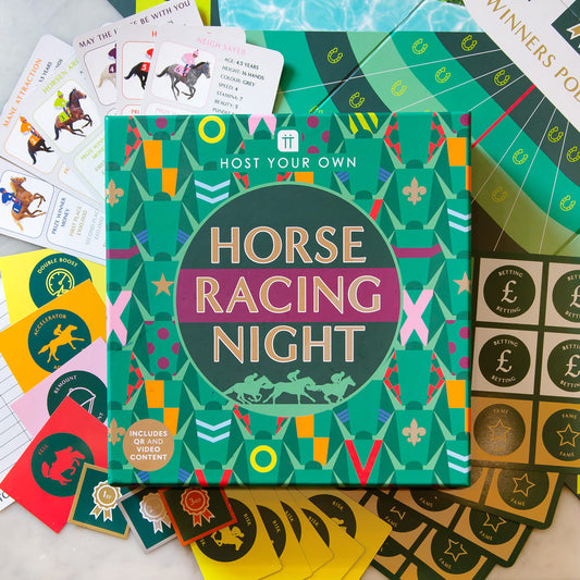 Host Your Own Horse Racing Night Game