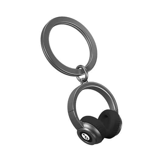Keyring - Black Headphones
