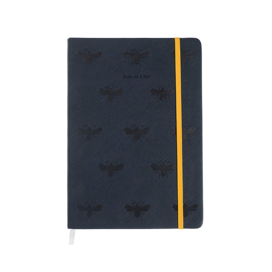 Faux Leather Notebook - Bees
